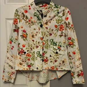 Floral Print Jacket